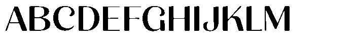 Julima Round Expanded Font UPPERCASE