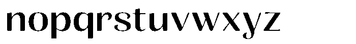 Julima Round Expanded Font LOWERCASE