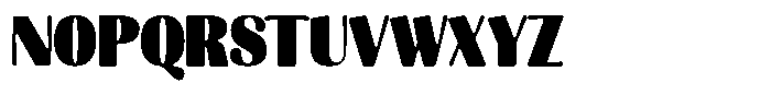 Julima Round Extra Black Sem Condensed Font UPPERCASE