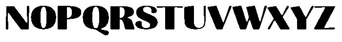 Julima Round Extra Bold Expanded Font UPPERCASE