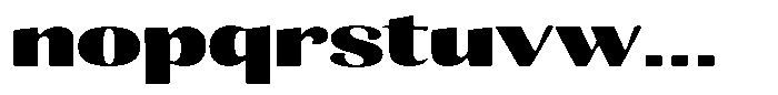 Julima Round Extra Bold Extra Exp Font LOWERCASE