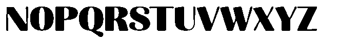 Julima Round Extra Bold Sem Exp Font UPPERCASE