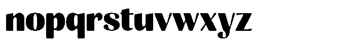 Julima Round Extra Bold Font LOWERCASE