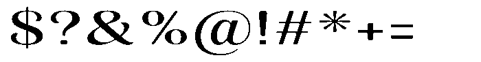 Julima Round Extra Expanded Font OTHER CHARS
