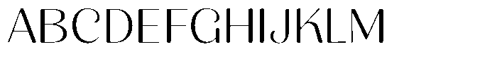 Julima Round Extra Light Exp Font UPPERCASE