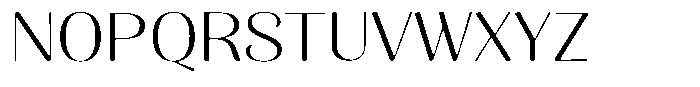 Julima Round Extra Light Exp Font UPPERCASE