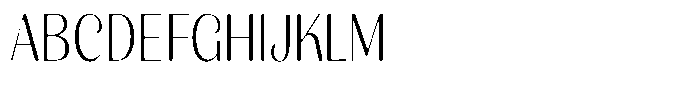 Julima Round Extra Light Sem Condensed Font UPPERCASE