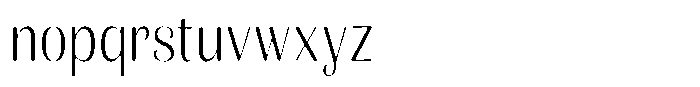 Julima Round Extra Light Sem Condensed Font LOWERCASE