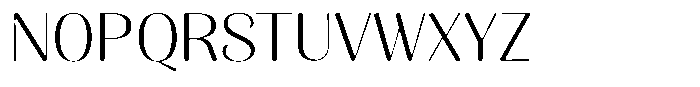 Julima Round Extra Light Sem Exp Font UPPERCASE