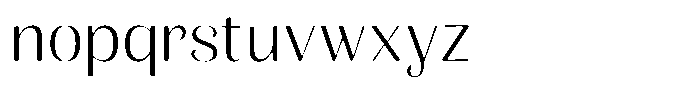 Julima Round Extra Light Sem Exp Font LOWERCASE