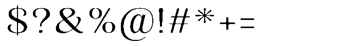 Julima Round Light Expanded Font OTHER CHARS