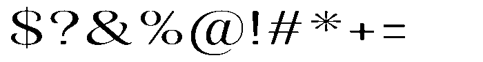 Julima Round Light Extra Exp Font OTHER CHARS