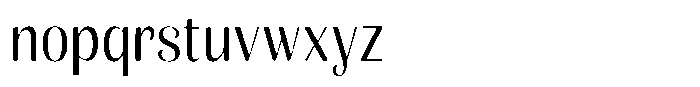 Julima Round Light Sem Condensed Font LOWERCASE