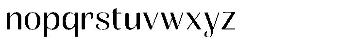 Julima Round Light Semi Expanded Font LOWERCASE