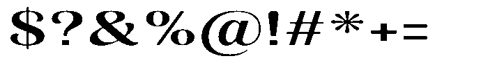 Julima Round Medium Extra Exp Font OTHER CHARS