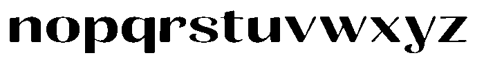 Julima Round Medium Extra Exp Font LOWERCASE