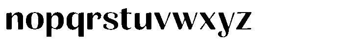 Julima Round Medium Sem Exp Font LOWERCASE