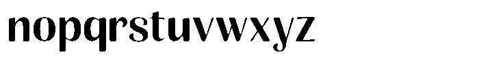 Julima Round Medium Font LOWERCASE