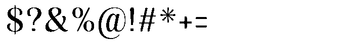 Julima Round Regular Font OTHER CHARS