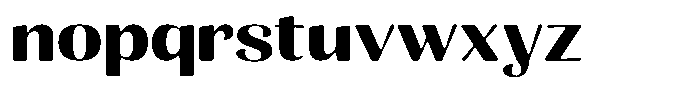 Julima Round Semi Bold Expanded Font LOWERCASE