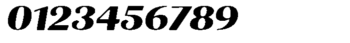 Julima Round Slant Bold Expanded Font OTHER CHARS