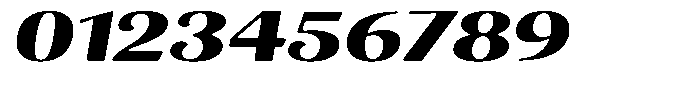 Julima Round Slant Bold Extra Exp Font OTHER CHARS