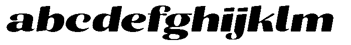 Julima Round Slant Bold Extra Exp FONT
