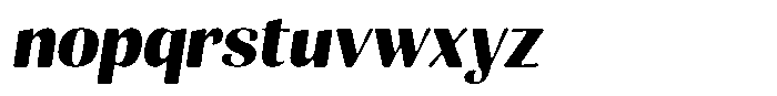 Julima Round Slant Bold Font LOWERCASE