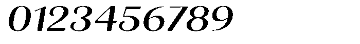 Julima Round Slant Expanded Font OTHER CHARS