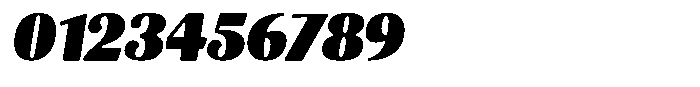 Julima Round Slant Extra Black Font OTHER CHARS
