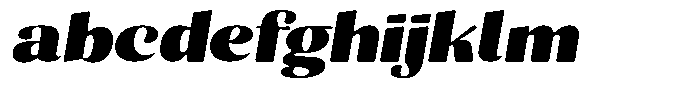 Julima Round Slant Extra Bold Exp FONT