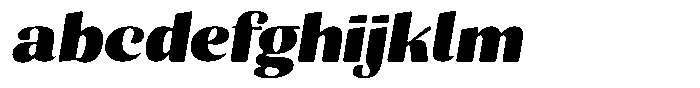 Julima Round Slant Extra Bold Sem Exp FONT