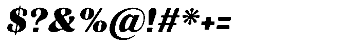 Julima Round Slant Extra Bold Font OTHER CHARS