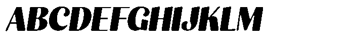 Julima Round Slant Extra Bold Font UPPERCASE