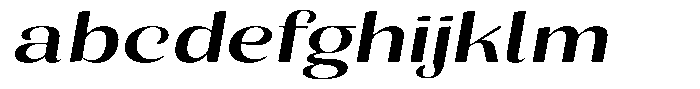 Julima Round Slant Extra Exp FONT