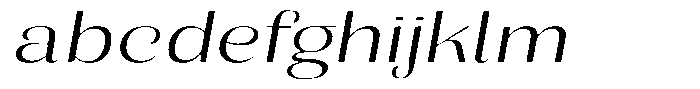 Julima Round Slant Extra Light Extra Exp FONT