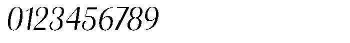 Julima Round Slant Light Sem Condensed Font OTHER CHARS