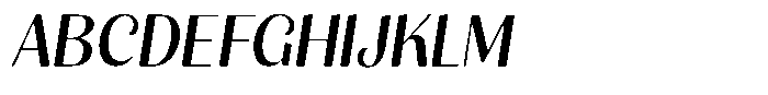 Julima Round Slant Regular Font UPPERCASE