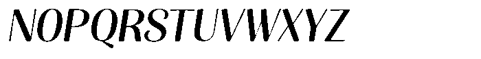 Julima Round Slant Regular Font UPPERCASE