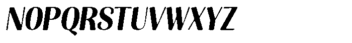 Julima Round Slant Sem Bold Sem Condensed Font UPPERCASE