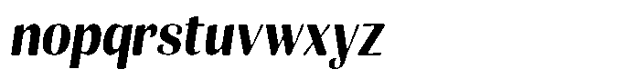 Julima Round Slant Sem Bold Sem Condensed Font LOWERCASE