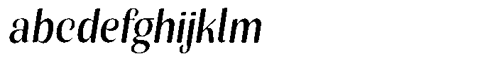 Julima Round Slant Sem Condensed FONT