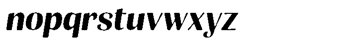 Julima Round Slant Semi Bold Font LOWERCASE