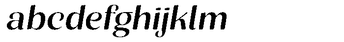 Julima Round Slant Semi Expanded FONT