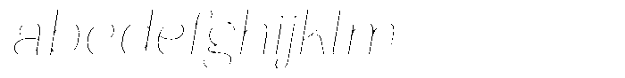 Julima Round Slant Th Ex Hairline FONT