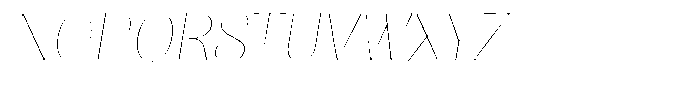 Julima Round Slant Th Sm Ex Hairli Font UPPERCASE