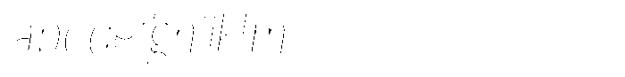 Julima Round Slant Th Sm Hairline FONT