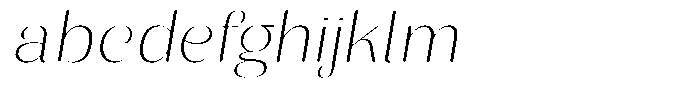 Julima Round Slant Thin Expanded FONT