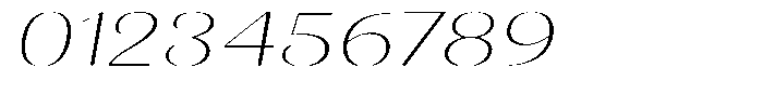 Julima Round Slant Thin Extra Exp Font OTHER CHARS