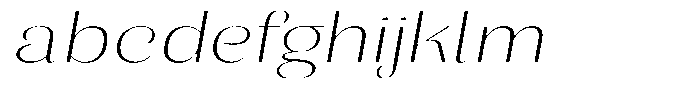 Julima Round Slant Thin Extra Exp FONT